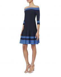 Jonathan Simkhai Off Shoulder Flare Dress at Intertmix